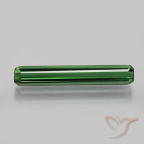 1.66ct Натуральный Зеленый Турмалин, Изумрудная огранка, VVS-VS