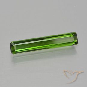 1.05 карата, натуральный Травянисто-зелёный Турмалин, Октагон / Изумрудная Огранка, VVS-VS