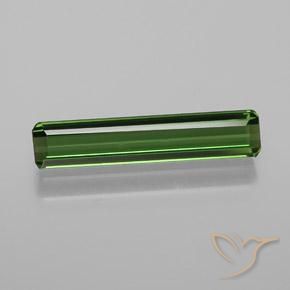 1.14ct Натуральный Землисто-зеленый Турмалин, Изумрудная огранка, Чистота VVS
