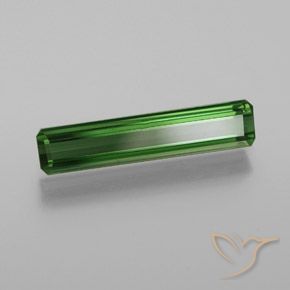 1.35 карата, натуральный Темно-зеленый Турмалин, Октагон / Изумрудная Огранка, VVS-VS