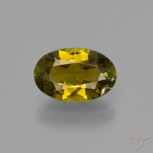 1.05ct Натуральный Коричневый Турмалин, Овал, VS-SI