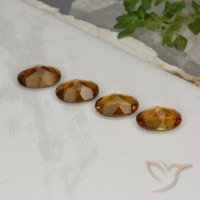 2.76 карата, натуральный Золотисто-коричневый Турмалин, Огранка Овал, Чистота VS