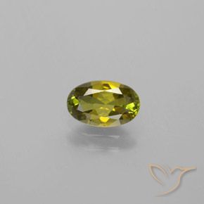 0.86ct Натуральный Средне-светло-коричневый Турмалин, Овал, VS-SI
