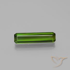 2.16ct Натуральный Землисто-зеленый Турмалин, Изумрудная огранка, VS-SI
