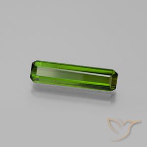 2.16 карата, натуральный Землисто-зеленый Турмалин, Октагон / Изумрудная Огранка, VS-SI