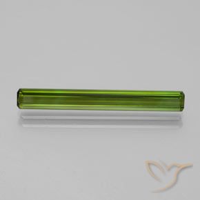 2.68ct Натуральный Травянисто-зелёный Турмалин, Изумрудная огранка, Чистота VVS
