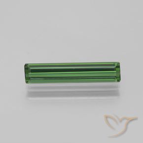 1.60ct Натуральный Зеленый Турмалин, Изумрудная огранка, VVS-VS