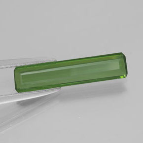 1.75 карата, натуральный Землисто-зеленый Турмалин, Изумрудная огранка, Чистота VVS