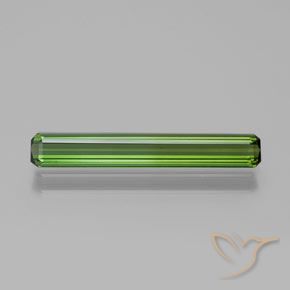 1.16ct Натуральный Темно-зеленый Турмалин, Изумрудная огранка, VVS-VS