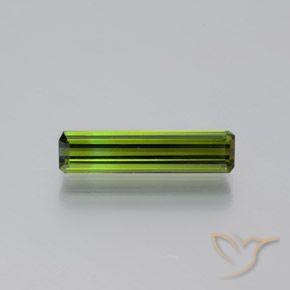 1.97ct Натуральный Темно-зеленый Турмалин, Изумрудная огранка, VVS-VS