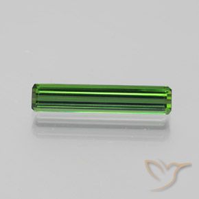 1.45ct Натуральный Темно-зеленый Турмалин, Изумрудная огранка, VVS-VS