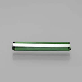 Натуральный зелёный турмалин 1,27 карата изумрудная огранка, VVS-VS