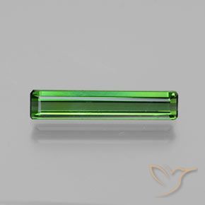 1.42ct Натуральный Средний зеленый Турмалин, Изумрудная огранка, Чистота VS