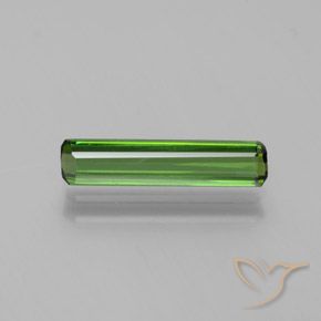 1.18ct Натуральный Травянисто-зелёный Турмалин, Изумрудная огранка, VVS-VS