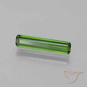 1.18 карата, натуральный Травянисто-зелёный Турмалин, Октагон / Изумрудная Огранка, VVS-VS