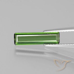 1.43ct Натуральный Средний зеленый Турмалин, Изумрудная огранка, Чистота VS