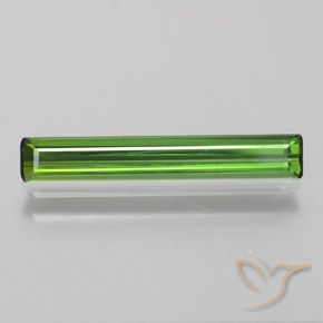 1.33ct Натуральный Травянисто-зелёный Турмалин, Изумрудная огранка, VVS-VS