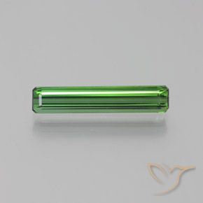 1.76ct Натуральный Зеленый Турмалин, Изумрудная огранка, VVS-VS