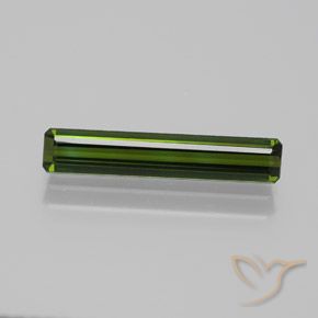 1.53ct Натуральный Землисто-зеленый Турмалин, Изумрудная огранка, Чистота VVS