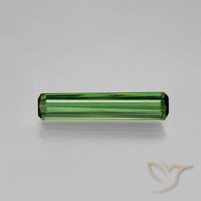 1.42ct Натуральный Зеленый Турмалин, Изумрудная огранка, VVS-VS
