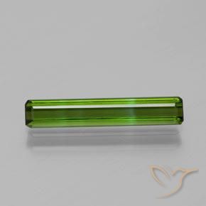 1.33ct Натуральный Травянисто-зелёный Турмалин, Изумрудная огранка, VVS-VS