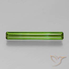 1.52ct Натуральный Средний зеленый Турмалин, Изумрудная огранка, VVS-VS