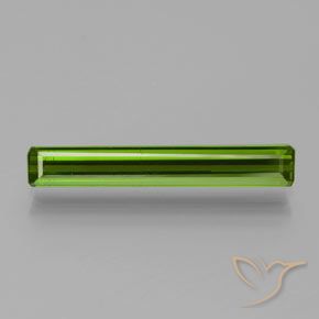 1.88ct Натуральный Средний зеленый Турмалин, Изумрудная огранка, VS-SI