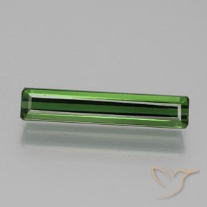 1.73ct Натуральный Темно-зеленый Турмалин, Изумрудная огранка, VVS-VS