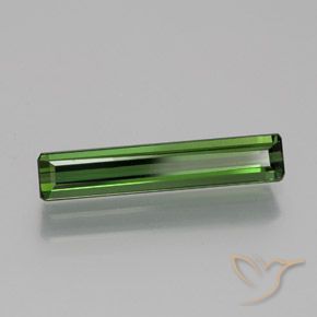 1.73 карата, натуральный Темно-зеленый Турмалин, Октагон / Изумрудная Огранка, VVS-VS