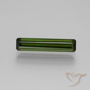 1.48ct Натуральный Землисто-зеленый Турмалин, Изумрудная огранка, Чистота VVS
