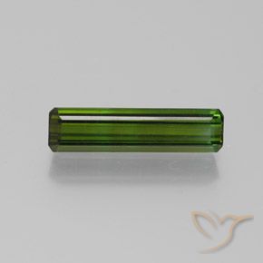1.80ct Натуральный Землисто-зеленый Турмалин, Изумрудная огранка, Чистота VVS