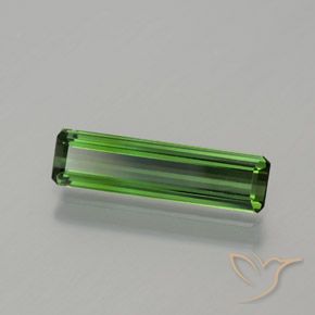 1.17 карата, натуральный Травянисто-зелёный Турмалин, Октагон / Изумрудная Огранка, Чистота VS