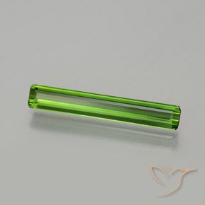 1.24 карата, натуральный Средний зеленый Турмалин, Октагон / Изумрудная Огранка, VVS-VS