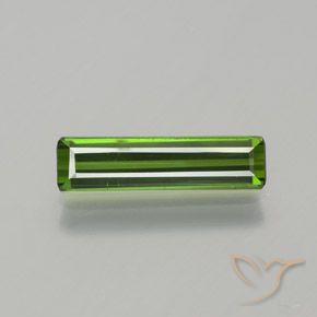 1.17ct Натуральный Средний зеленый Турмалин, Изумрудная огранка, Чистота VS