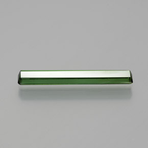 Натуральный травянисто-зелёный турмалин 1,19 карата изумрудная огранка, чистота VS