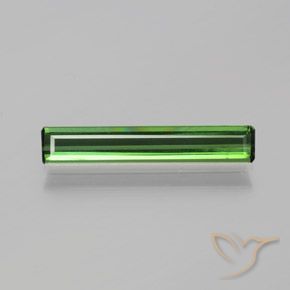 1.16ct Натуральный Средний зеленый Турмалин, Изумрудная огранка, VVS-VS