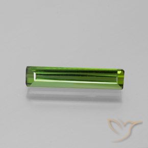 1.25ct Натуральный Землисто-зеленый Турмалин, Изумрудная огранка, VVS-VS