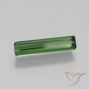 1.25 карата, натуральный Темно-зеленый Турмалин, Октагон / Изумрудная Огранка, Чистота VS