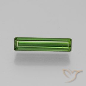 1.33ct Натуральный Средний зеленый Турмалин, Изумрудная огранка, VS-SI