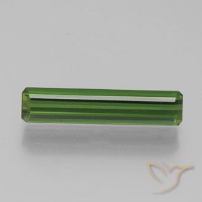 1.75ct Натуральный Травянисто-зелёный Турмалин, Изумрудная огранка, Чистота VVS