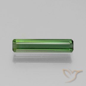 1.08ct Натуральный Зеленый Турмалин, Изумрудная огранка, Чистота VS