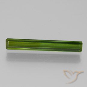 1.58ct Натуральный Средний зеленый Турмалин, Изумрудная огранка, VVS-VS