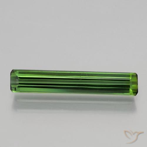 1.76ct Натуральный Землисто-зеленый Турмалин, Изумрудная огранка, VVS-VS