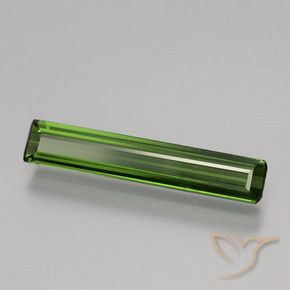 1.27 карата, натуральный Травянисто-зелёный Турмалин, Октагон / Изумрудная Огранка, Чистота VS