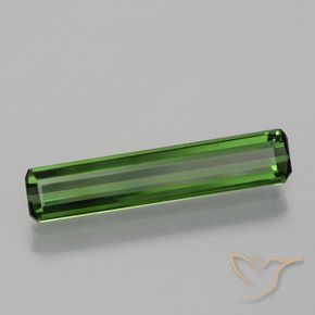 1.36 карата, натуральный Темно-зеленый Турмалин, Октагон / Изумрудная Огранка, VVS-VS