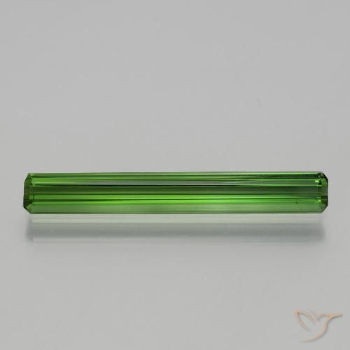 1.76ct Натуральный Средний зеленый Турмалин, Изумрудная огранка, Чистота VS
