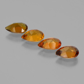 3.08 карата, натуральный Многоцветный Турмалин, Форма груши, Чистота VS