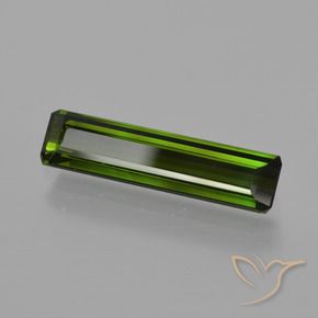 1.80 карата, натуральный Темно-землисто-зеленый Турмалин, Октагон / Изумрудная Огранка, Чистота VS