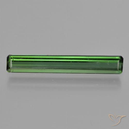 1.65ct Натуральный Зеленый Турмалин, Изумрудная огранка, Чистота VS