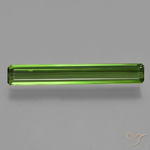1.45ct Натуральный Травянисто-зелёный Турмалин, Изумрудная огранка, Чистота VS